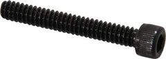 Value Collection - #6-32 UNC Hex Socket Drive, Socket Cap Screw - Alloy Steel, Black Oxide Finish, Fully Threaded, 1" Length Under Head - Americas Industrial Supply