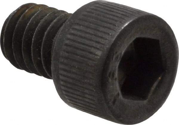 Value Collection - #8-32 UNC Hex Socket Drive, Socket Cap Screw - Alloy Steel, Black Oxide Finish, Fully Threaded, 1/4" Length Under Head - Americas Industrial Supply
