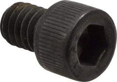 Value Collection - #8-32 UNC Hex Socket Drive, Socket Cap Screw - Alloy Steel, Black Oxide Finish, Fully Threaded, 1/4" Length Under Head - Americas Industrial Supply