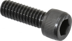Value Collection - #8-32 UNC Hex Socket Drive, Socket Cap Screw - Alloy Steel, Black Oxide Finish, Fully Threaded, 1/2" Length Under Head - Americas Industrial Supply