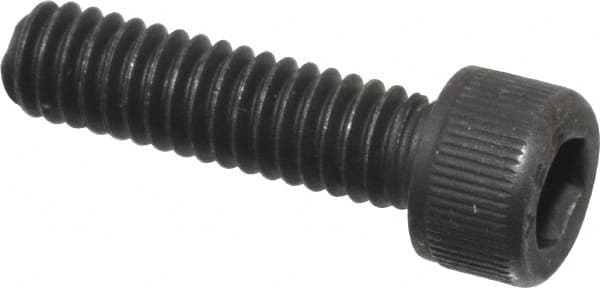 Value Collection - #8-32 UNC Hex Socket Drive, Socket Cap Screw - Alloy Steel, Black Oxide Finish, Fully Threaded, 5/8" Length Under Head - Americas Industrial Supply