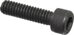 Value Collection - #8-32 UNC Hex Socket Drive, Socket Cap Screw - Alloy Steel, Black Oxide Finish, Fully Threaded, 5/8" Length Under Head - Americas Industrial Supply