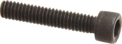 Value Collection - #8-32 UNC Hex Socket Drive, Socket Cap Screw - Alloy Steel, Black Oxide Finish, Fully Threaded, 7/8" Length Under Head - Americas Industrial Supply