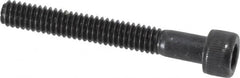Value Collection - #8-32 UNC Hex Socket Drive, Socket Cap Screw - Alloy Steel, Black Oxide Finish, Fully Threaded, 1-1/4" Length Under Head - Americas Industrial Supply