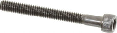Value Collection - #8-32 UNC Hex Socket Drive, Socket Cap Screw - Alloy Steel, Black Oxide Finish, Partially Threaded, 1-1/2" Length Under Head - Americas Industrial Supply