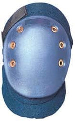 OccuNomix - Size Universal, Hook & Loop Straps, Hard Protective Cap, Knee Pad - Foam Rubber Padding, Blue, 2 Straps, Plastic Cover - Americas Industrial Supply