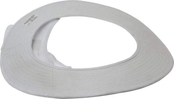 OccuNomix - Hard Hat Shade - White, Compatible with All Hard Hats - Americas Industrial Supply