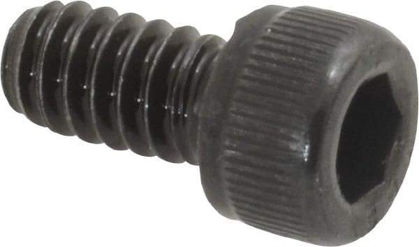 Value Collection - #10-24 UNC Hex Socket Drive, Socket Cap Screw - Alloy Steel, Black Oxide Finish, Fully Threaded, 3/8" Length Under Head - Americas Industrial Supply