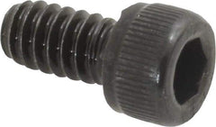 Value Collection - #10-24 UNC Hex Socket Drive, Socket Cap Screw - Alloy Steel, Black Oxide Finish, Fully Threaded, 3/8" Length Under Head - Americas Industrial Supply