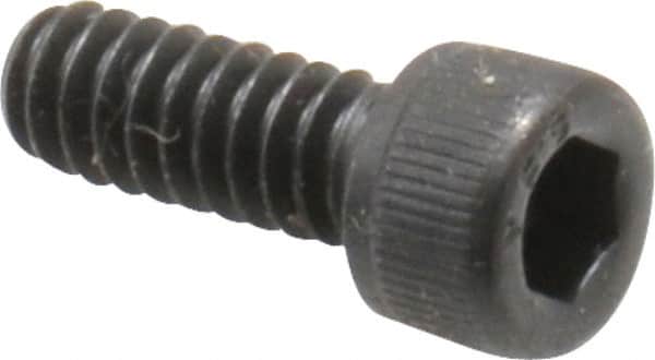 Value Collection - #10-24 UNC Hex Socket Drive, Socket Cap Screw - Alloy Steel, Black Oxide Finish, Fully Threaded, 1/2" Length Under Head - Americas Industrial Supply
