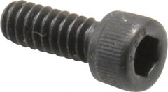 Value Collection - #10-24 UNC Hex Socket Drive, Socket Cap Screw - Alloy Steel, Black Oxide Finish, Fully Threaded, 1/2" Length Under Head - Americas Industrial Supply