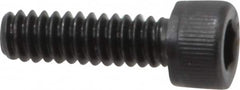 Value Collection - #10-24 UNC Hex Socket Drive, Socket Cap Screw - Alloy Steel, Black Oxide Finish, Fully Threaded, 5/8" Length Under Head - Americas Industrial Supply