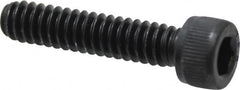 Value Collection - #10-24 UNC Hex Socket Drive, Socket Cap Screw - Alloy Steel, Black Oxide Finish, Fully Threaded, 7/8" Length Under Head - Americas Industrial Supply