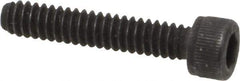 Value Collection - #10-24 UNC Hex Socket Drive, Socket Cap Screw - Alloy Steel, Black Oxide Finish, Fully Threaded, 1" Length Under Head - Americas Industrial Supply