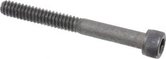 Value Collection - #10-24 UNC Hex Socket Drive, Socket Cap Screw - Alloy Steel, Black Oxide Finish, Partially Threaded, 1-3/4" Length Under Head - Americas Industrial Supply