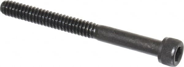 Value Collection - #10-24 UNC Hex Socket Drive, Socket Cap Screw - Alloy Steel, Black Oxide Finish, Partially Threaded, 2" Length Under Head - Americas Industrial Supply