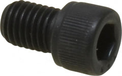 Value Collection - 1/4-28 UNF Hex Socket Drive, Socket Cap Screw - Alloy Steel, Black Oxide Finish, Fully Threaded, 3/8" Length Under Head - Americas Industrial Supply