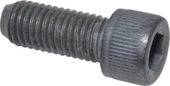 Value Collection - 1/4-28 UNF Hex Socket Drive, Socket Cap Screw - Alloy Steel, Black Oxide Finish, Fully Threaded, 5/8" Length Under Head - Americas Industrial Supply
