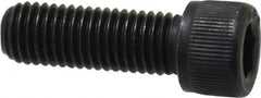 Value Collection - 1/4-28 UNF Hex Socket Drive, Socket Cap Screw - Alloy Steel, Black Oxide Finish, Fully Threaded, 3/4" Length Under Head - Americas Industrial Supply