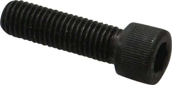 Value Collection - 1/4-28 UNF Hex Socket Drive, Socket Cap Screw - Alloy Steel, Black Oxide Finish, Fully Threaded, 7/8" Length Under Head - Americas Industrial Supply