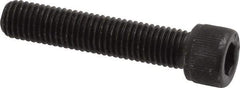 Value Collection - 1/4-28 UNF Hex Socket Drive, Socket Cap Screw - Alloy Steel, Black Oxide Finish, Fully Threaded, 1-1/4" Length Under Head - Americas Industrial Supply
