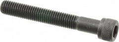 Value Collection - 1/4-28 UNF Hex Socket Drive, Socket Cap Screw - Alloy Steel, Black Oxide Finish, Partially Threaded, 1-3/4" Length Under Head - Americas Industrial Supply