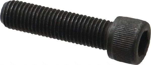 Value Collection - 5/16-24 UNF Hex Socket Drive, Socket Cap Screw - Alloy Steel, Black Oxide Finish, Fully Threaded, 1-1/4" Length Under Head - Americas Industrial Supply