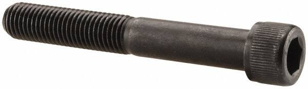 Value Collection - 5/16-24 UNF Hex Socket Drive, Socket Cap Screw - Alloy Steel, Black Oxide Finish, Partially Threaded, 2-1/4" Length Under Head - Americas Industrial Supply