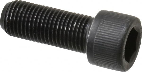 Value Collection - 3/8-24 UNF Hex Socket Drive, Socket Cap Screw - Alloy Steel, Black Oxide Finish, Fully Threaded, 1" Length Under Head - Americas Industrial Supply