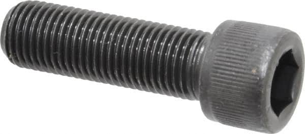 Value Collection - 3/8-24 UNF Hex Socket Drive, Socket Cap Screw - Alloy Steel, Black Oxide Finish, Fully Threaded, 1-1/4" Length Under Head - Americas Industrial Supply
