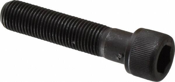 Value Collection - 3/8-24 UNF Hex Socket Drive, Socket Cap Screw - Alloy Steel, Black Oxide Finish, Partially Threaded, 1-3/4" Length Under Head - Americas Industrial Supply