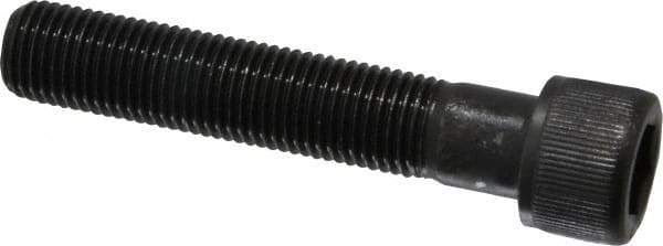 Value Collection - 3/8-24 UNF Hex Socket Drive, Socket Cap Screw - Alloy Steel, Black Oxide Finish, Partially Threaded, 2" Length Under Head - Americas Industrial Supply