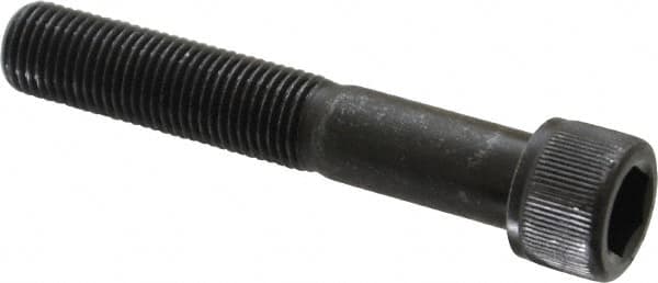 Value Collection - 3/8-24 UNF Hex Socket Drive, Socket Cap Screw - Alloy Steel, Black Oxide Finish, Partially Threaded, 2-1/4" Length Under Head - Americas Industrial Supply