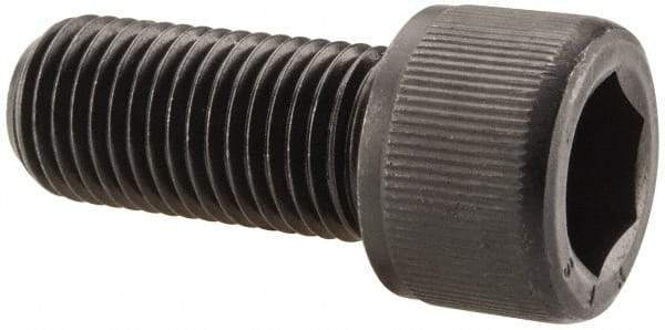 Value Collection - 7/16-20 UNF Hex Socket Drive, Socket Cap Screw - Alloy Steel, Black Oxide Finish, Fully Threaded, 1" Length Under Head - Americas Industrial Supply