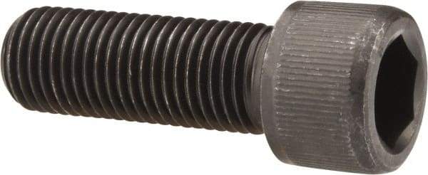 Value Collection - 7/16-20 UNF Hex Socket Drive, Socket Cap Screw - Alloy Steel, Black Oxide Finish, Fully Threaded, 1-1/4" Length Under Head - Americas Industrial Supply