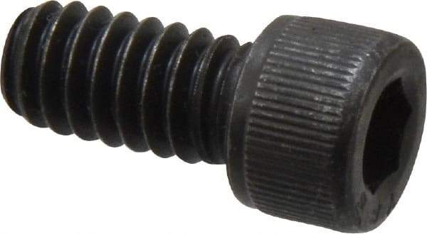 Value Collection - 1/4-20 UNC Hex Socket Drive, Socket Cap Screw - Alloy Steel, Black Oxide Finish, Fully Threaded, 1/2" Length Under Head - Americas Industrial Supply