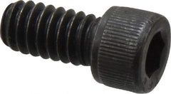 Value Collection - 1/4-20 UNC Hex Socket Drive, Socket Cap Screw - Alloy Steel, Black Oxide Finish, Fully Threaded, 1/2" Length Under Head - Americas Industrial Supply