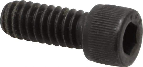 Value Collection - 1/4-20 UNC Hex Socket Drive, Socket Cap Screw - Alloy Steel, Black Oxide Finish, Fully Threaded, 5/8" Length Under Head - Americas Industrial Supply