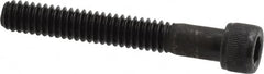 Value Collection - 1/4-20 UNC Hex Socket Drive, Socket Cap Screw - Alloy Steel, Black Oxide Finish, Partially Threaded, 1-3/4" Length Under Head - Americas Industrial Supply