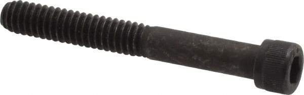 Value Collection - 1/4-20 UNC Hex Socket Drive, Socket Cap Screw - Alloy Steel, Black Oxide Finish, Partially Threaded, 2" Length Under Head - Americas Industrial Supply