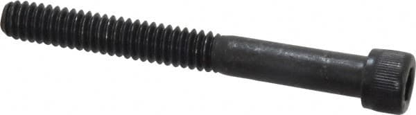 Value Collection - 1/4-20 UNC Hex Socket Drive, Socket Cap Screw - Alloy Steel, Black Oxide Finish, Partially Threaded, 2-1/4" Length Under Head - Americas Industrial Supply