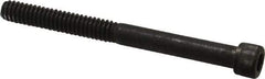 Value Collection - 1/4-20 UNC Hex Socket Drive, Socket Cap Screw - Alloy Steel, Black Oxide Finish, Partially Threaded, 2-3/4" Length Under Head - Americas Industrial Supply