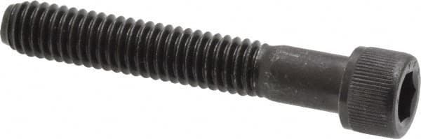 Value Collection - 5/16-18 UNC Hex Socket Drive, Socket Cap Screw - Alloy Steel, Black Oxide Finish, Partially Threaded, 2" Length Under Head - Americas Industrial Supply