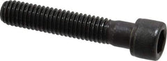 Value Collection - 3/8-16 UNC Hex Socket Drive, Socket Cap Screw - Alloy Steel, Black Oxide Finish, Partially Threaded, 2" Length Under Head - Americas Industrial Supply