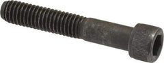 Value Collection - 3/8-16 UNC Hex Socket Drive, Socket Cap Screw - Alloy Steel, Black Oxide Finish, Partially Threaded, 2-1/4" Length Under Head - Americas Industrial Supply