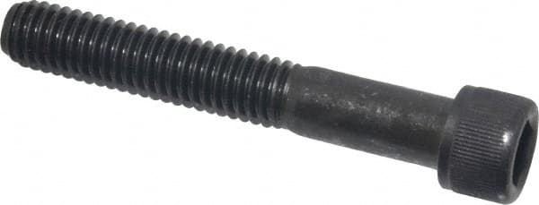 Value Collection - 3/8-16 UNC Hex Socket Drive, Socket Cap Screw - Alloy Steel, Black Oxide Finish, Partially Threaded, 2-1/2" Length Under Head - Americas Industrial Supply