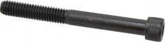 Value Collection - 3/8-16 UNC Hex Socket Drive, Socket Cap Screw - Alloy Steel, Black Oxide Finish, Partially Threaded, 3-1/2" Length Under Head - Americas Industrial Supply
