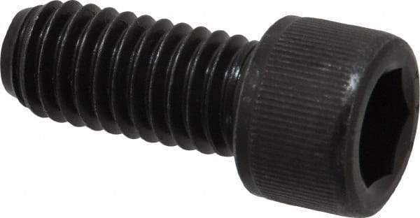 Value Collection - 7/16-14 UNC Hex Socket Drive, Socket Cap Screw - Alloy Steel, Black Oxide Finish, Fully Threaded, 1" Length Under Head - Americas Industrial Supply