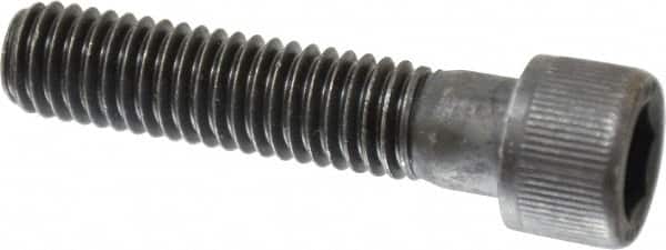 Value Collection - 7/16-14 UNC Hex Socket Drive, Socket Cap Screw - Alloy Steel, Black Oxide Finish, Partially Threaded, 2" Length Under Head - Americas Industrial Supply