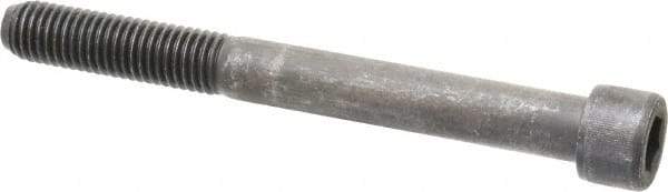 Value Collection - 5/8-11 UNC Hex Socket Drive, Socket Cap Screw - Alloy Steel, Black Oxide Finish, Partially Threaded, 6" Length Under Head - Americas Industrial Supply